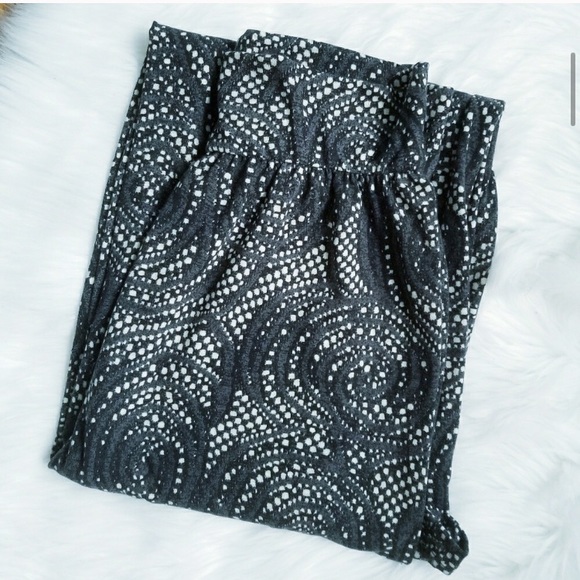 2/$40 Black & Grey Palazzo Wide Leg Pants - Picture 6 of 7